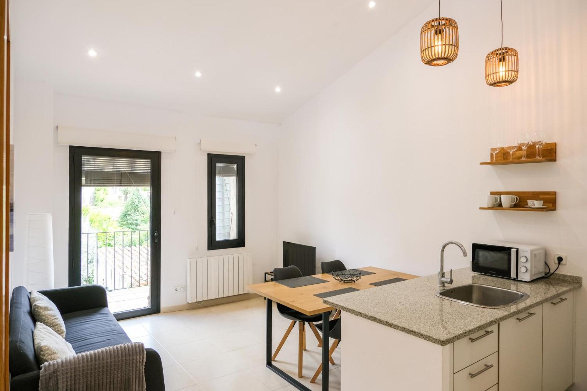 Ca Leudald 3 Apartamento En Besalu Con Terraza Buitenkant foto