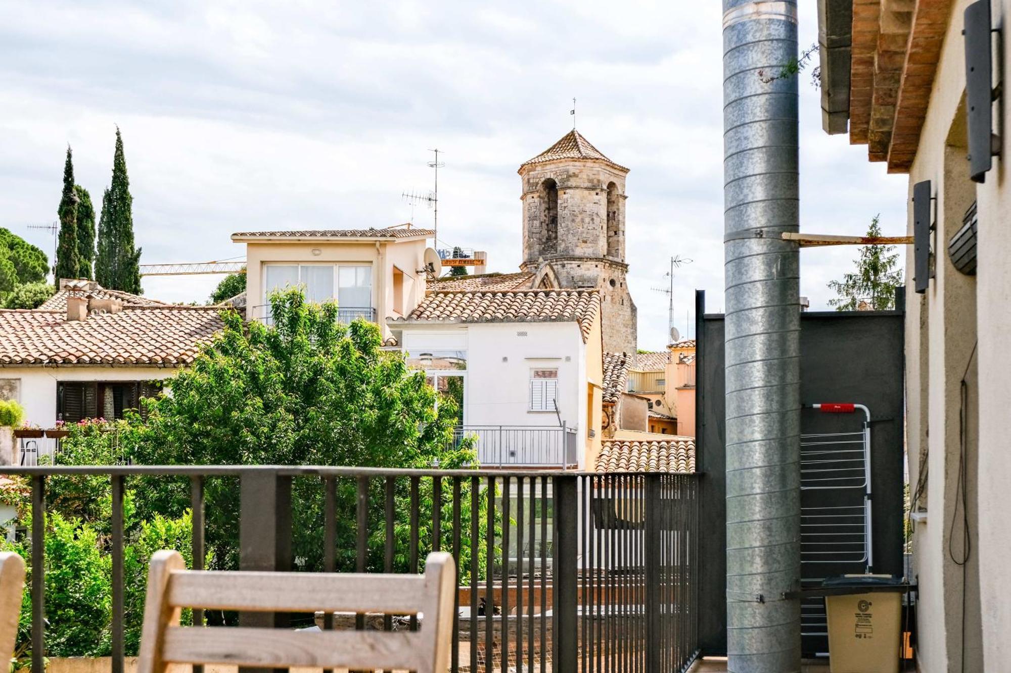 Ca Leudald 3 Apartamento En Besalu Con Terraza Buitenkant foto